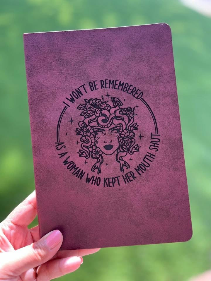 I won’t be remembered as a woman who kept her mouth shut | Notebook | Journal