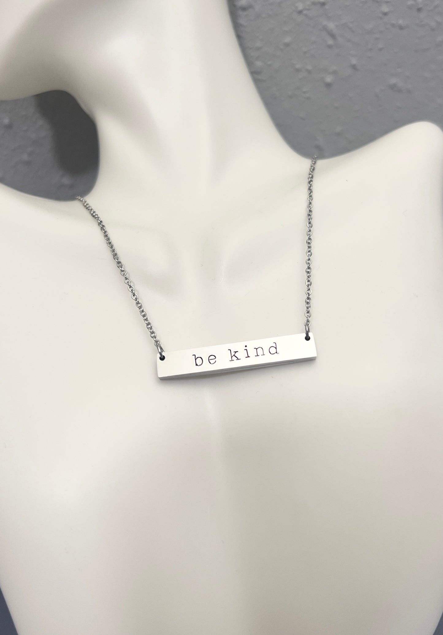 Be Kind ...of a bitch | Hidden Bar Necklace