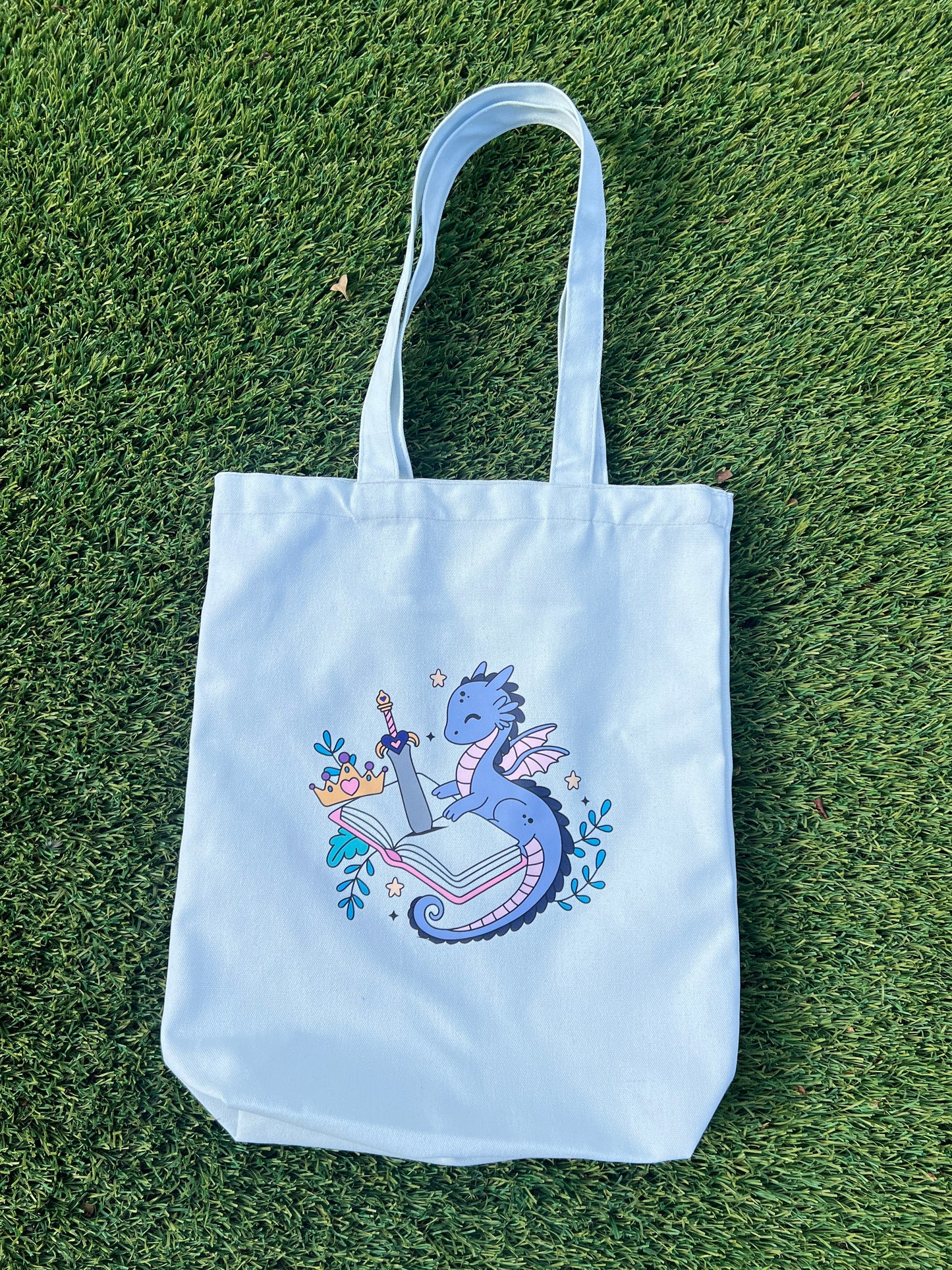 Fantasy Book Dragon | Tote Bag