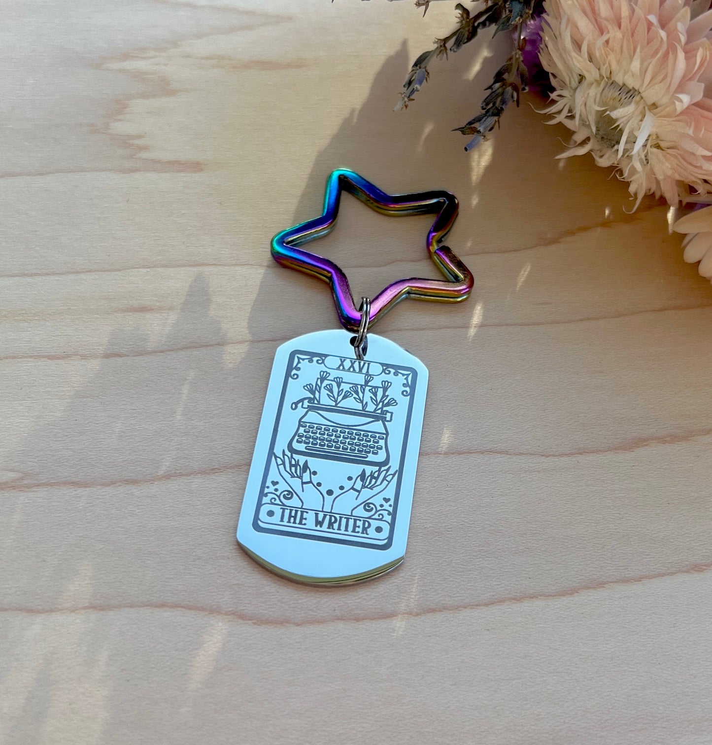 Tarot Card - The Writer | Key Chain
