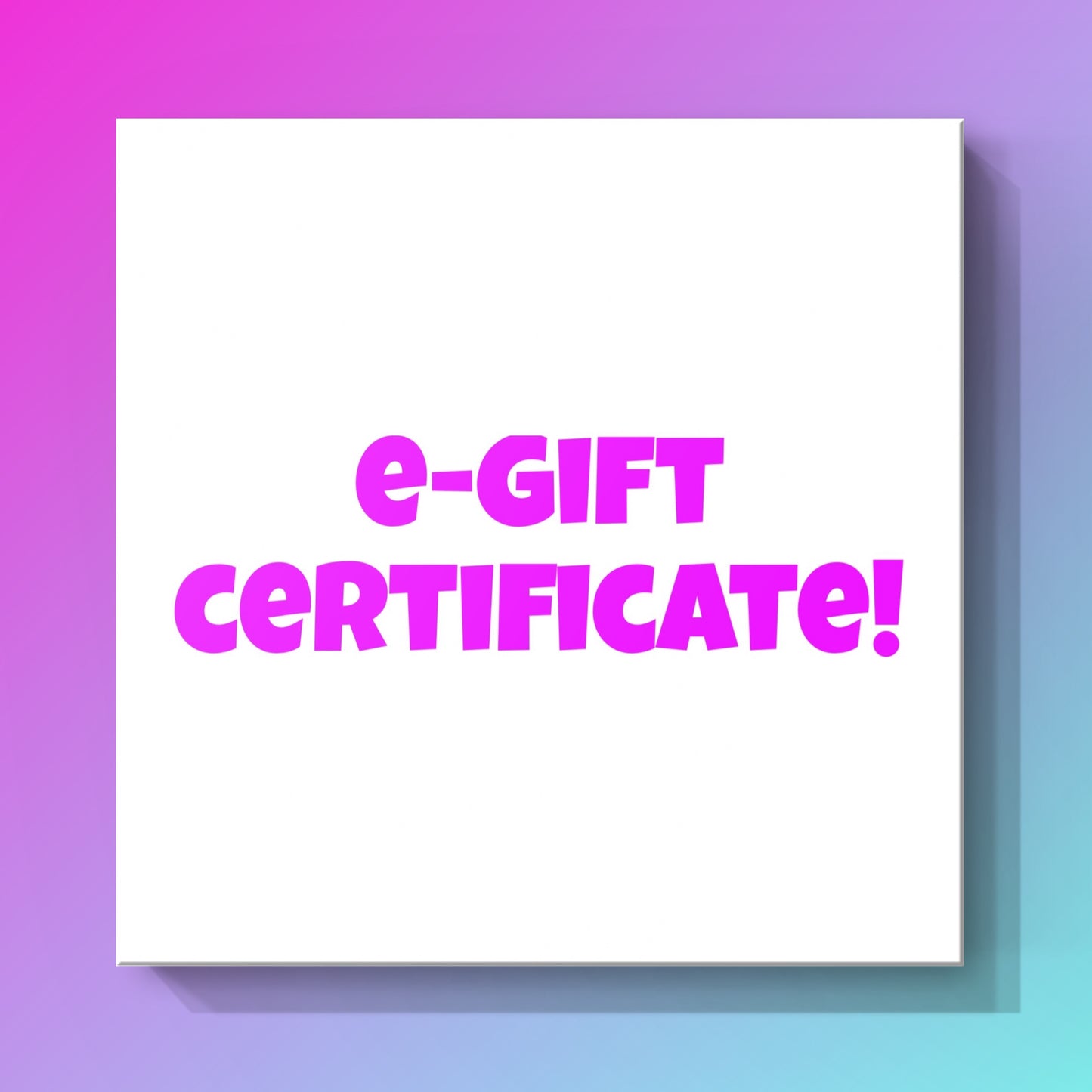 Write Me Wicked e-Gift Cards!