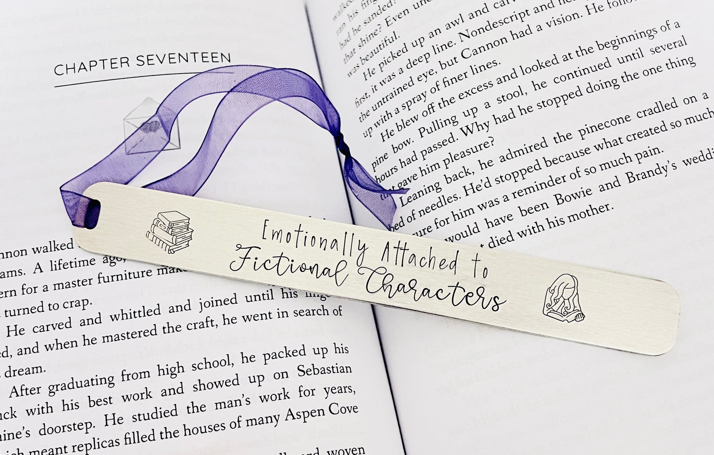 Emotionally Attached to Fictional Characters - Bookmark