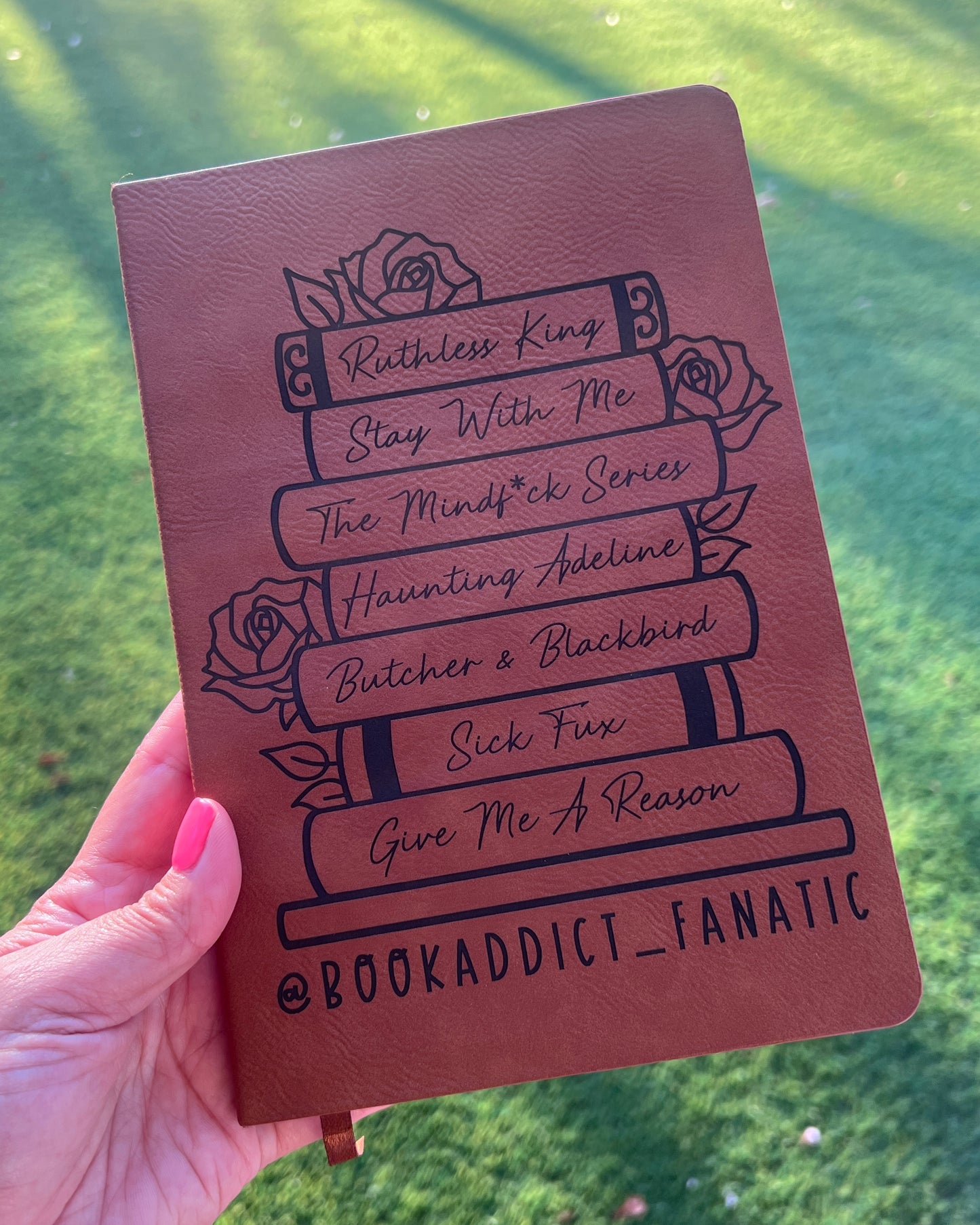 Custom | Personalized | Book Stack | Notebook | Journal