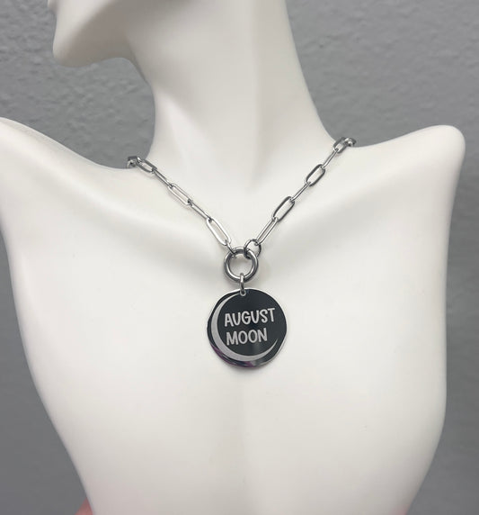 August Moon | Paperclip Link Necklacet