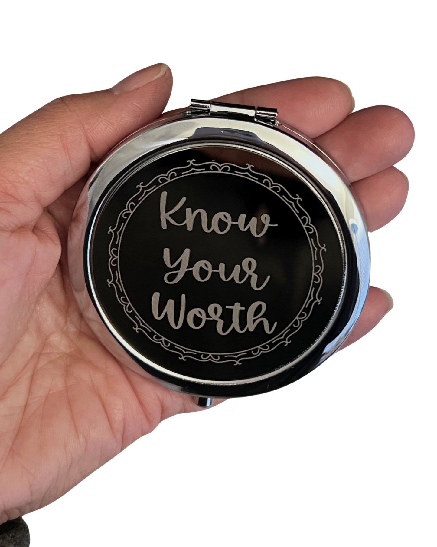 Know Your Worth | Compact Mirror