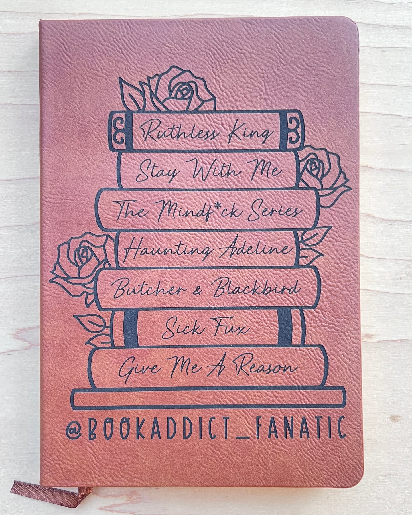 Custom | Personalized | Book Stack | Notebook | Journal