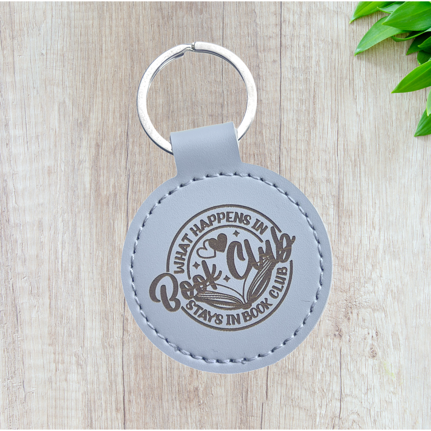 What Happens in Book Club | Pleather Key Chain