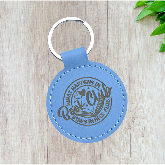 What Happens in Book Club | Pleather Key Chain