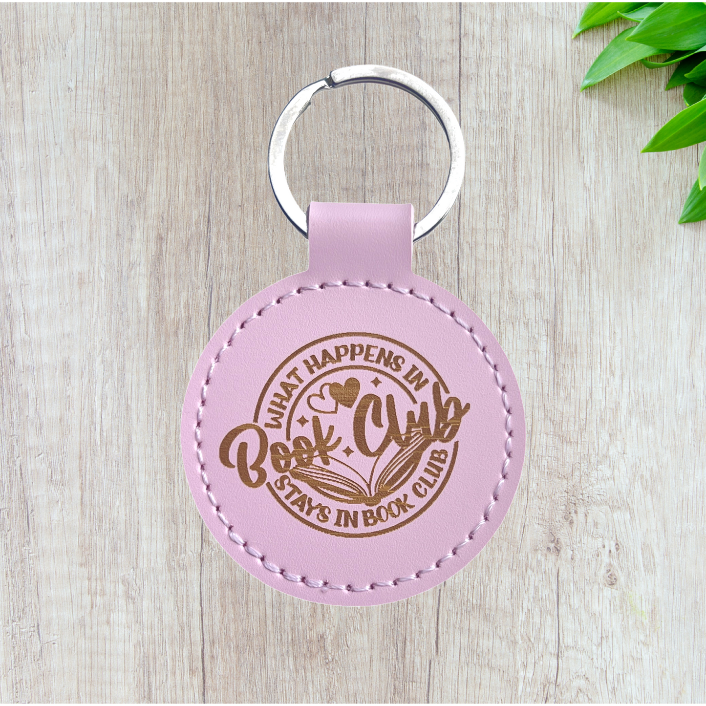 What Happens in Book Club | Pleather Key Chain