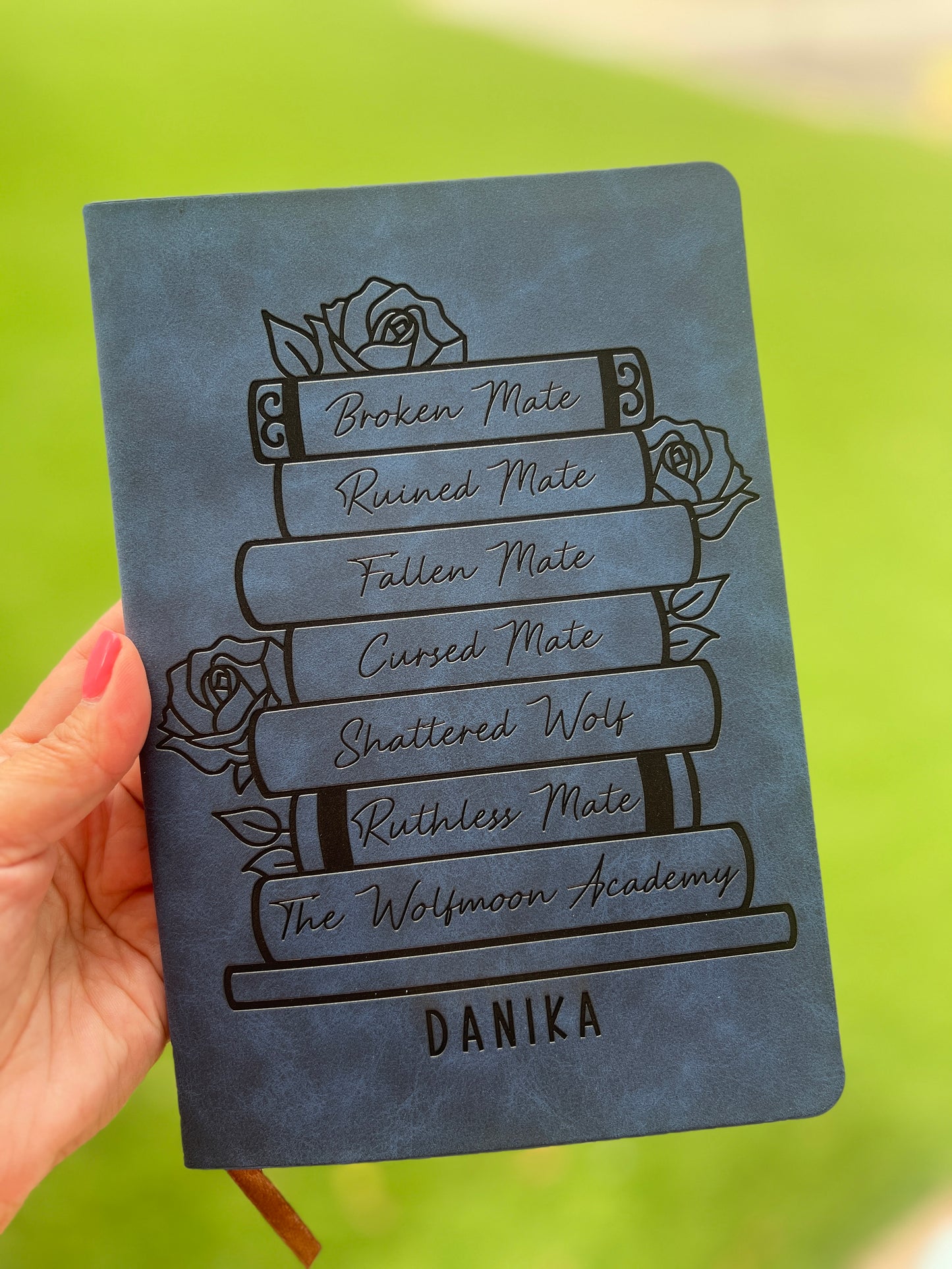 Custom | Personalized | Book Stack | Notebook | Journal