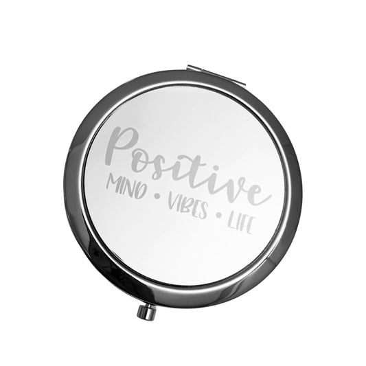 Positive Mind | Vibes | Life - Compact Mirror