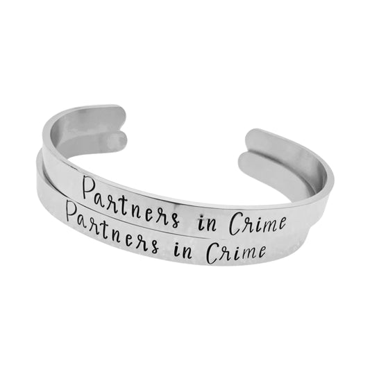 Partners In Crime - Cuff Bracelets
