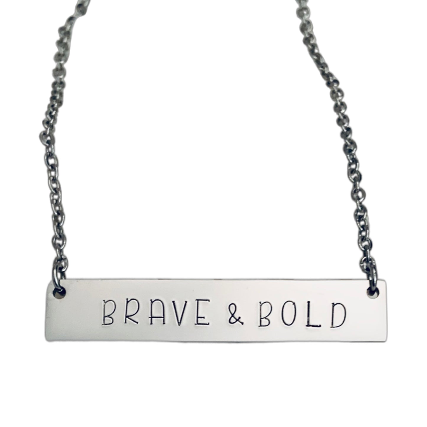 Brave & Bold (Colleen Hoover) - Bar Necklace