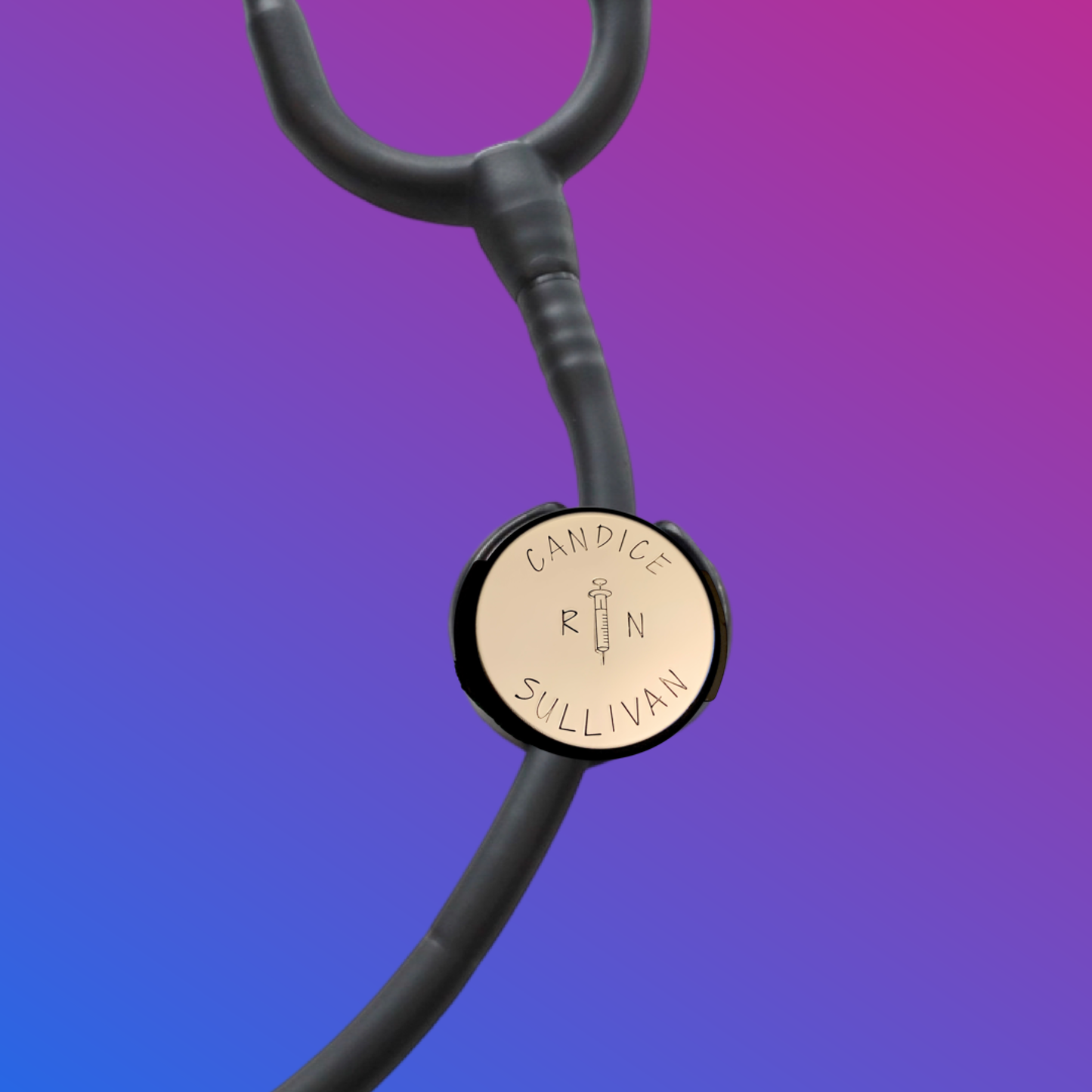Personalized Stethoscope ID Tag