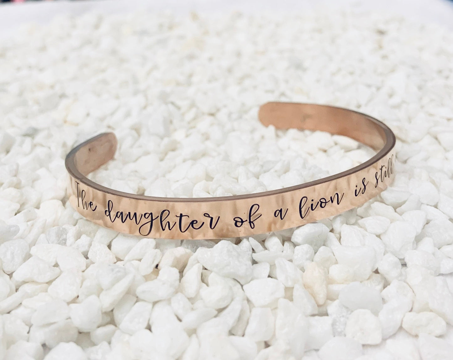 The daughter of a lion is still a lion (Kennedy Ryan) - Cuff Bracelet