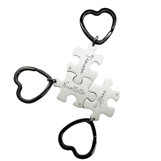 Custom | Personalized Puzzle Piece | Key Chain