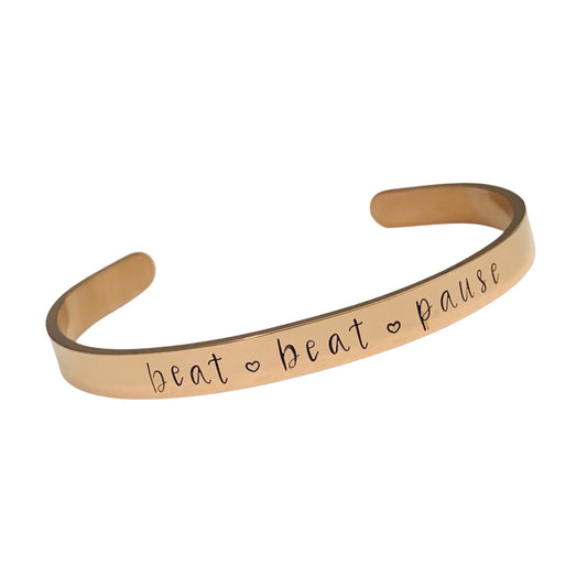 Beat Beat Pause (Colleen Hoover) - Cuff Bracelet